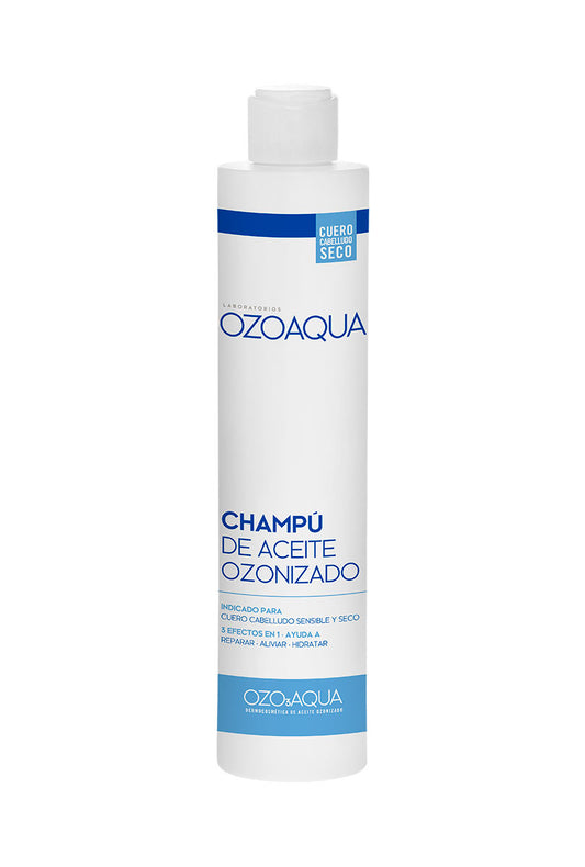 Ozoaqua Champu de Ozono Cuero Cabelludo Seco y Cabello Largo 250ML