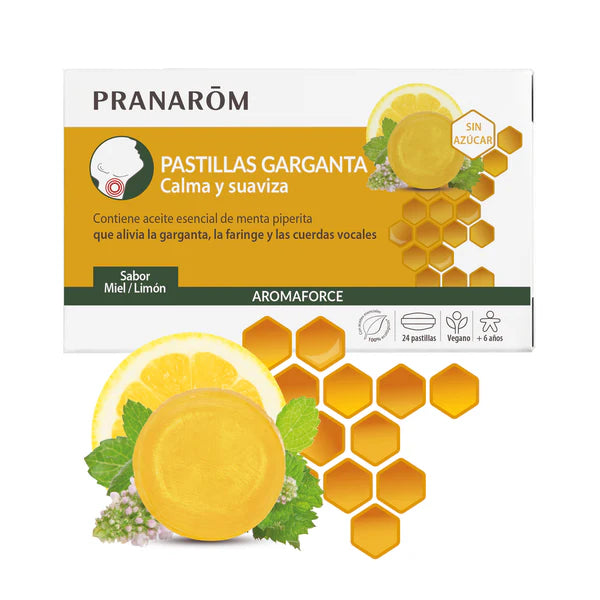 Aromaforce Pastillas Garganta Miel Limón