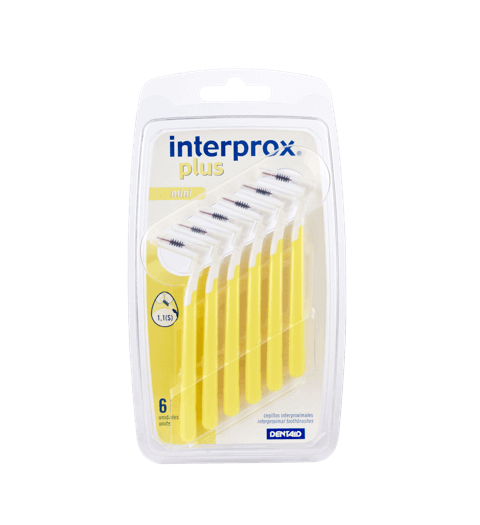 CEPILLO INTERPROX PLUS MINI 1.1 mm 6 UDS