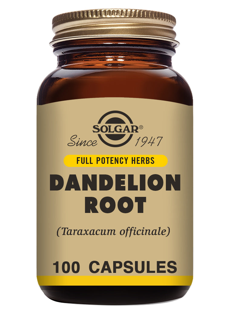 DIENTE DE LEÓN 520 mg (Taraxacum o cinale). 100 Cápsulas Vegetales