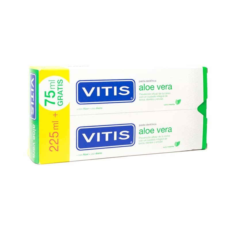VITIS ALOE VERA - MENTA DUPLO PASTA DENTIFRICA 2 X 150 ML