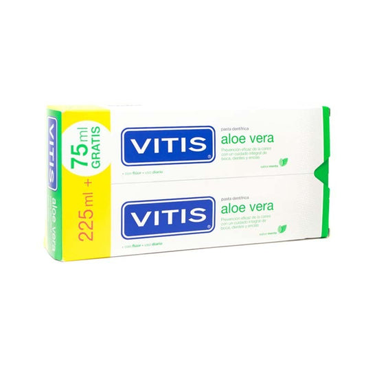 VITIS ALOE VERA - MENTA DUPLO PASTA DENTIFRICA 2 X 150 ML