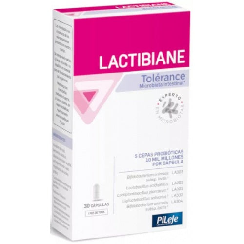 Pileje Lactibiane Tolerance 30 Capsulas