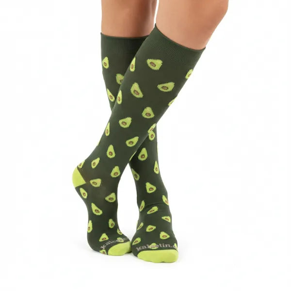 Calcetines compresivos aguacates