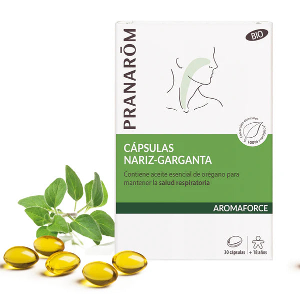 Aromaforce Cápsulas Nariz-Garganta Bio