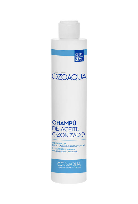 Ozoaqua Champu de Ozono Cuerpo Cabelludo Sensible y Graso 250ML