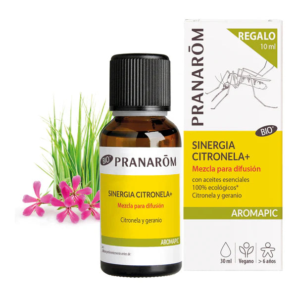 Aromapic Mezcla para difusión con Citronela y Geranio Bio