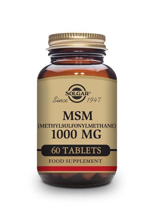 MSM 1.000 mg (Metil Sulfonil Metano). 60 Comprimidos